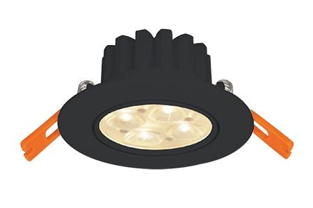 LED Black Smile Downlight Ø70mm 5W Natural White - LED Black Smile Downlight Ø70mm 5W Natural White