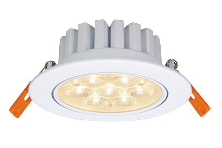 إضاءة LED بيضاء مبتسمة داونلايت Ø90mm 8W ضوء النهار - إضاءة LED بيضاء مبتسمة داونلايت Ø90mm 8W ضوء النهار