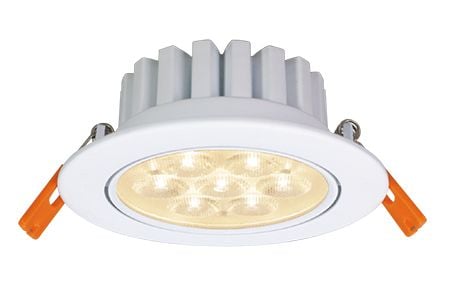 Downlight LED White Smile Ø90mm 8W Branco Quente - Downlight LED White Smile Ø90mm 8W Branco Quente