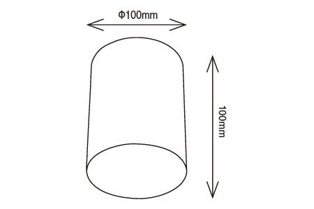 Desenho do LED Downlight LED-CEA10D-BK