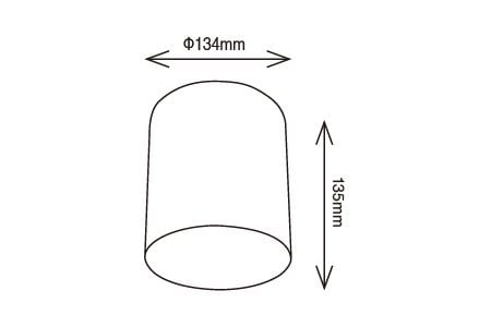 Desenho do Downlight LED LED-CEA30D-BK