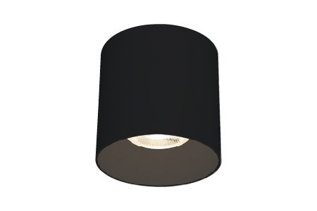 Downlight de Teto LED Shield Preto 36° Ângulo de Feixe 30W Branco Quente - Downlight de Teto LED Shield Preto 36° Ângulo de Feixe 30W Branco Quente