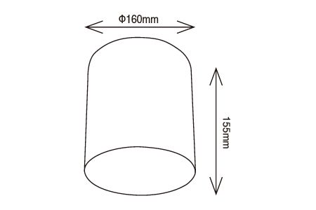 Desenho do LED Downlight LED-CEA40WR1