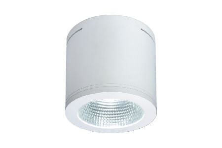 Luminária de Teto LED Black Diamond Branca Ângulo de Feixe de 35° 45W Branco Quente - Luminária de Teto LED Black Diamond Branca Ângulo de Feixe de 35° 45W Branco Quente