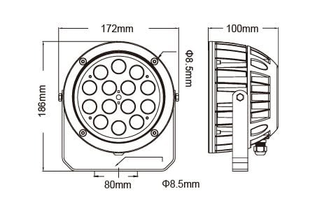 رسم ضوء حديقة LED OD-3184SP