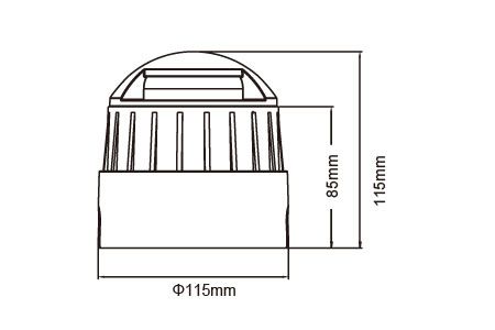 LED In-Ground Light E-4151 Drawing