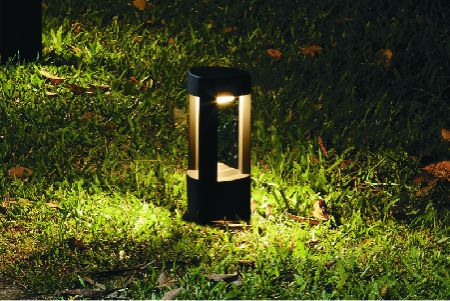 LED Lawn Light Modern Triangle Round Corner Design Height 30 cm 10W Warm - LED Lawn Light Modern Triangle Round Corner Design Height 30 cm 10W Warm