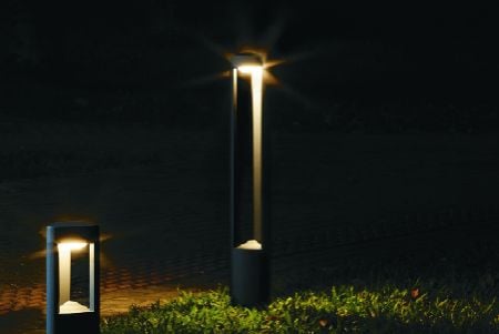 LED Lawn Light Modern Triangle Round Corner Design Height 80 cm 10W Warm - LED Lawn Light Modern Triangle Round Corner Design Height 80 cm 10W Warm