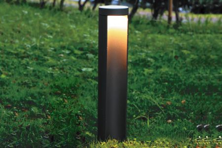 LED Outdoor Bollard Light – IP66 | 8W | 3000K Warm White | 45CM Height | Half-Moon Diffuser | DANCELIGHT® - LED Outdoor Bollard Light – IP66 | 8W | 3000K Warm White | 45CM Height | Half-Moon Diffuser | DANCELIGHT®