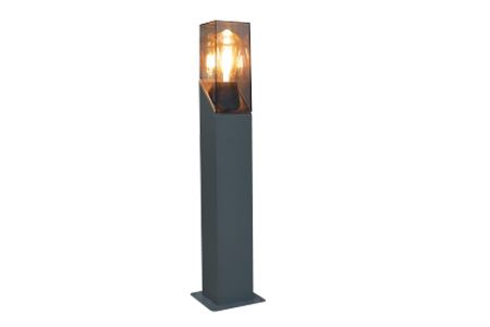 LED Outdoor Post Light with ST64 Filament Bulb – IP54 | E27 Base | 60CM Height | DANCELIGHT® - LED Outdoor Post Light with ST64 Filament Bulb – IP54 | E27 Base | 60CM Height | DANCELIGHT®
