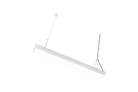 LED Lotte Linear Pendant Light White 48W - LED Lotte Linear Pendant Light White 48W