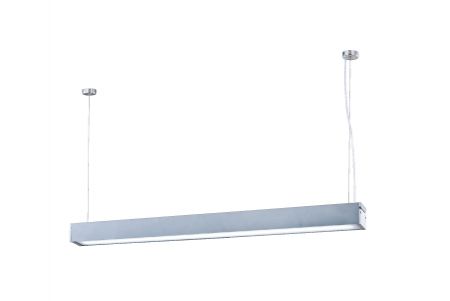 LED T8ペンダントライト シルバー 4フィート - LED T8ペンダントライト シルバー 4フィート