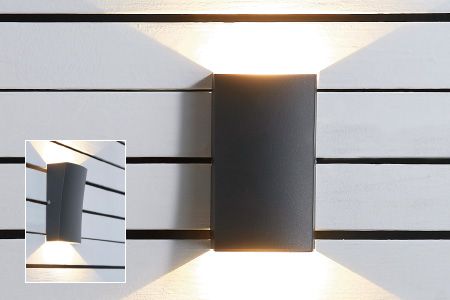 Lámpara de Pared LED Exterior de Lavado Suave – IP66 | 3000K Blanco Cálido | DANCELiGHT® - Lámpara de Pared LED Exterior de Lavado Suave – IP66 | 3000K Blanco Cálido | DANCELiGHT®
