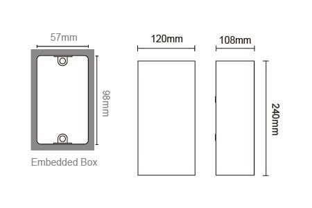 Dibujo de luz de pared LED exterior OD-2299