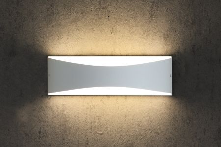 Luz de pared LED de superficie curva – IP66 | 3000K | 7W | Blanco cálido | DANCELiGHT® - Luz de pared LED de superficie curva – IP66 | 3000K | 7W | Blanco cálido | DANCELiGHT®