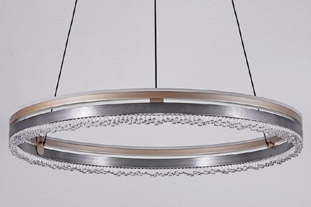 LED Crystal Pendant Light 65W Ø600 Warm - LED Crystal Pendant Light 65W Ø600 Warm