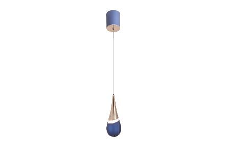 Lustre LED en forme de goutte de pluie 10W Bleu Saphir - Lustre LED en forme de goutte de pluie 10W Bleu Saphir