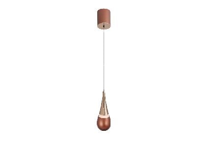 Lustre LED en forme de goutte de pluie 10W Rouge Bourgogne - Lustre LED en forme de goutte de pluie 10W Rouge Bourgogne