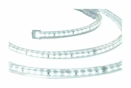 Tira de luz LED Conexión sin soldadura 110V 8W Luz del día - Luz de tira LED ultra delgada 5050 SMD 12V 8W que cambia de color