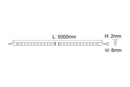 LED Strip Light D-35NA24V12SD Drawing