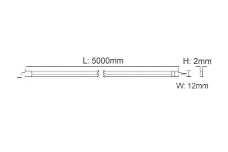 Ruban LED D-CO24V-RGB Dessin