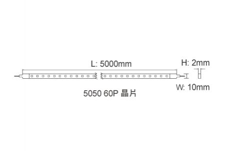 Bande LED LED-50NA12V-RGB Dessin