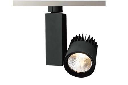 LED Black Diamond Track Spotlight Black 12W Daylight - LED Black Diamond Track Spotlight Black 12W Daylight