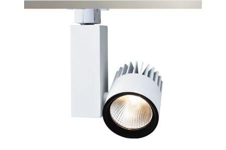 LED Black Diamond Track Spotlight White 12W Warm White - LED Black Diamond Track Spotlight White 12W Warm White