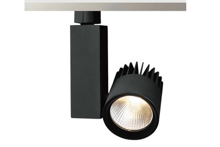 LED Black Diamond Track Spotlight Black 24W Daylight - LED Black Diamond Track Spotlight Black 24W Daylight