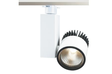 Projecteur sur rail LED Black Diamond Blanc 30W Blanc Chaud - Projecteur sur rail LED Black Diamond Blanc 30W Blanc Chaud