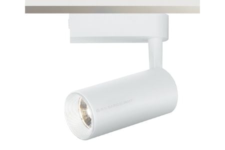 Lumière de piste LED Qubit blanche 15W blanc chaud - Lumière de piste LED Qubit blanche 15W blanc chaud