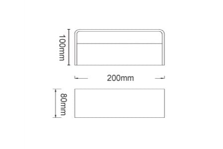 Luz de pared LED LED-26001 Dibujo