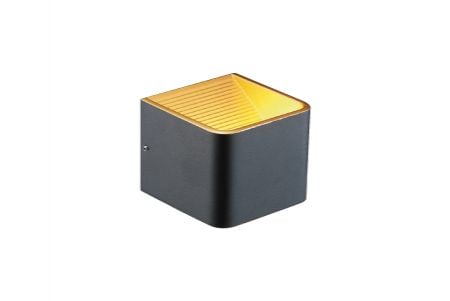 LED Golden Jar Wall Black 7W Warm - LED Golden Jar Wall Black 7W Warm