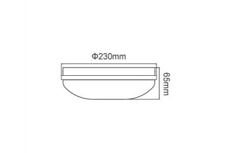 Dibujo de Luz LED Impermeable E-CE16WR1