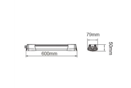 Dibujo de luz LED impermeable OD-WA18DR1