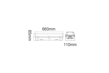 Dibujo de Luz LED Impermeable OT8WA2X2+57K