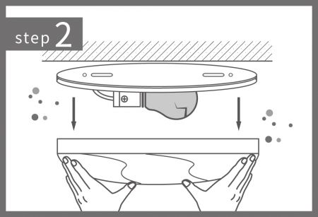 Paso 2. Retira la cubierta de la luz: Retira o gira suavemente la cubierta de la luz para acceder a la bombilla.
