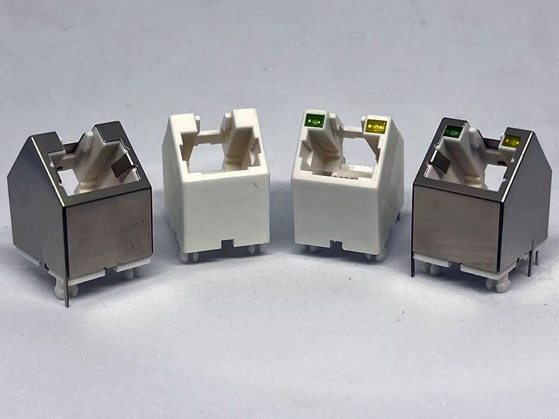 45 Degree Angle RJ45 Connector / Jack