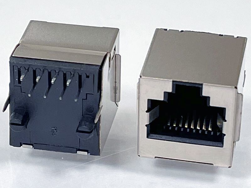 Top Entry Press Fit RJ45 Jack Shielded | JCON 8P8C Connector