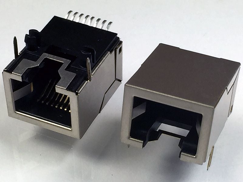 Compact Side Entry RJ45 Jack 8P8C SMT Industrial | JCON