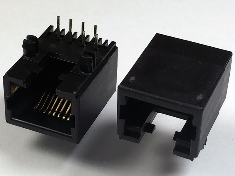 Micro Poly Rj45 Micro RJ45 PCB Jack for Switches & Routers | JCON