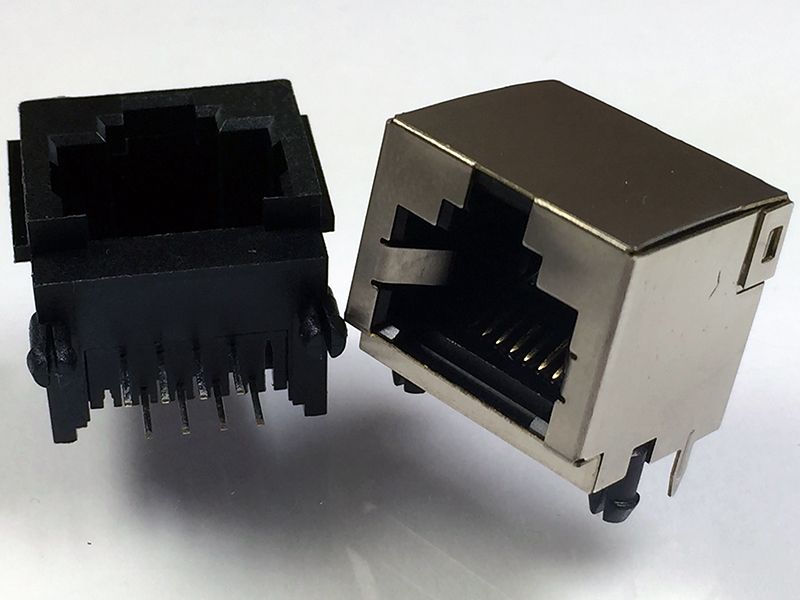 Protection Latch Rj45 Latch-Up Protected RJ45 Jack for Switches | JCON Compact 8P8C Connector