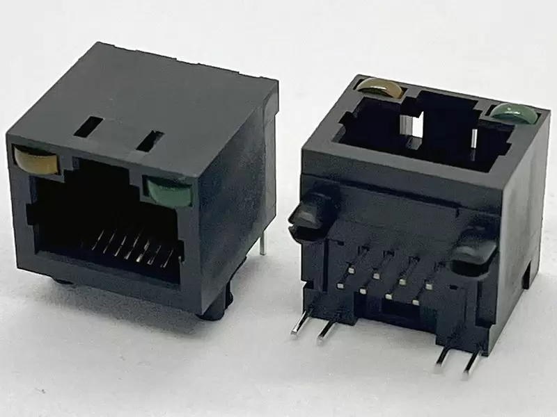 LED-Enabled Compact RJ45 Jack for Smart Meter Integration | JCON