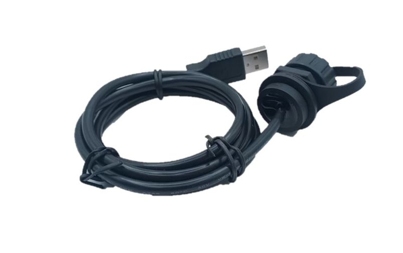 Thread Waterproof USB 2.0 Cable Assembly 1000mm | JCON Manufacturer