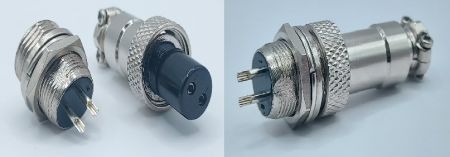GX12 Aviation Waterproof Socket 2 Male Core Secure Connect
