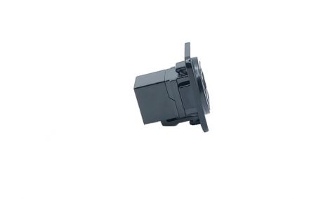 Conector Inline Coupler Cat 5e Não Blindado com Montagem em Painel (Vista Lateral)