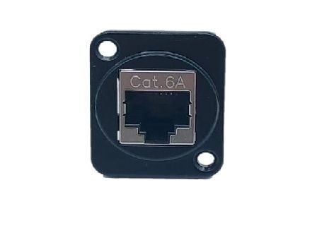 Встраиваемый соединитель Cat 6A с экранированным панельным разъемом - Inline-Coupler-Cat-6A-Wth-Shielded-Panel-Mount-Connector