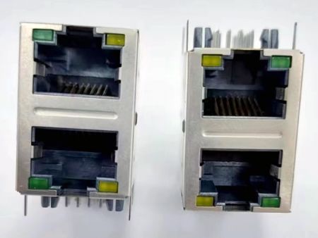 Double Decker RJ45 Connector for Networking Hardware - Double Decker RJ45 Connector for Networking Hardware