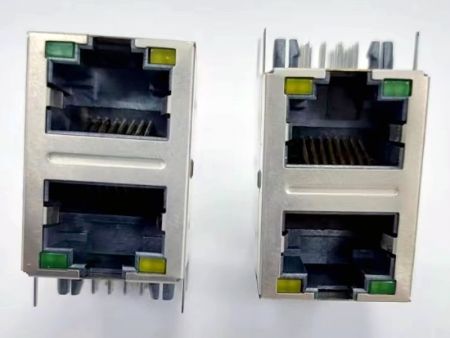 Stack Side Entry RJ45 8P8C Connector for Data Centers - Stack Side Entry RJ45 8P8C Connector for Data Centers