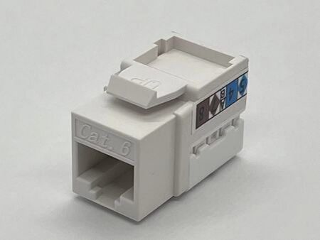 Prise Keystone Cat.6 RJ45 8P8C UTP 90° - Keystone-Cat6-Jack